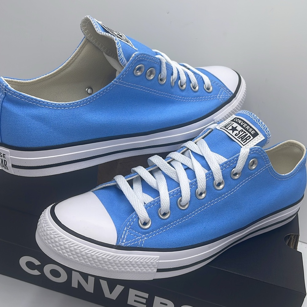 Vans Men’s A04545F CTAS OX LT. BLUE Platforms Sneakers Chuck Taylor All Stars - Picture 10 of 16